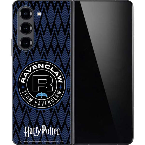 Wizarding Worlds Harry Potter Team Ravenclaw Galaxy Z Fold5 5G Skin